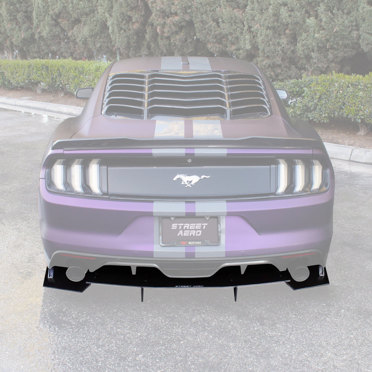 2015-2017 Ford Mustang Gt Premium - Rear Diffuser Aerodynamics