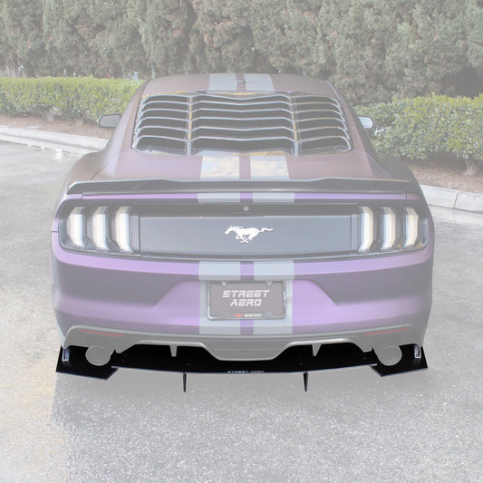 2015-2017 Ford Mustang Gt Premium - Rear Diffuser Aerodynamics