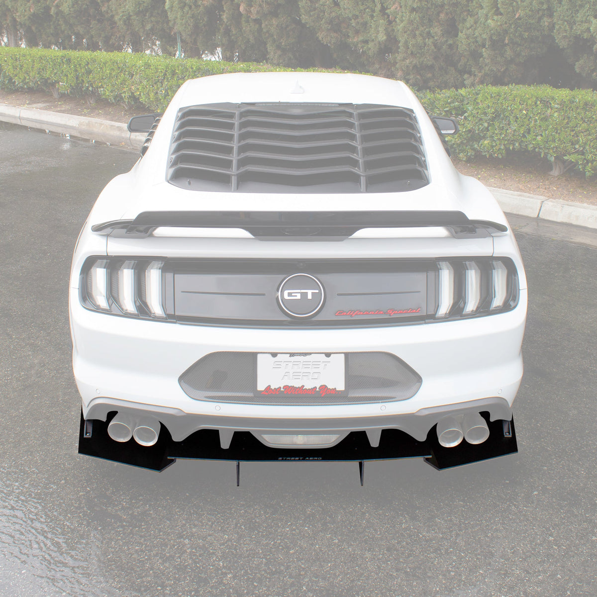2018-2023 Ford Mustang Gt (California Special) - Rear Diffuser Aerodynamics