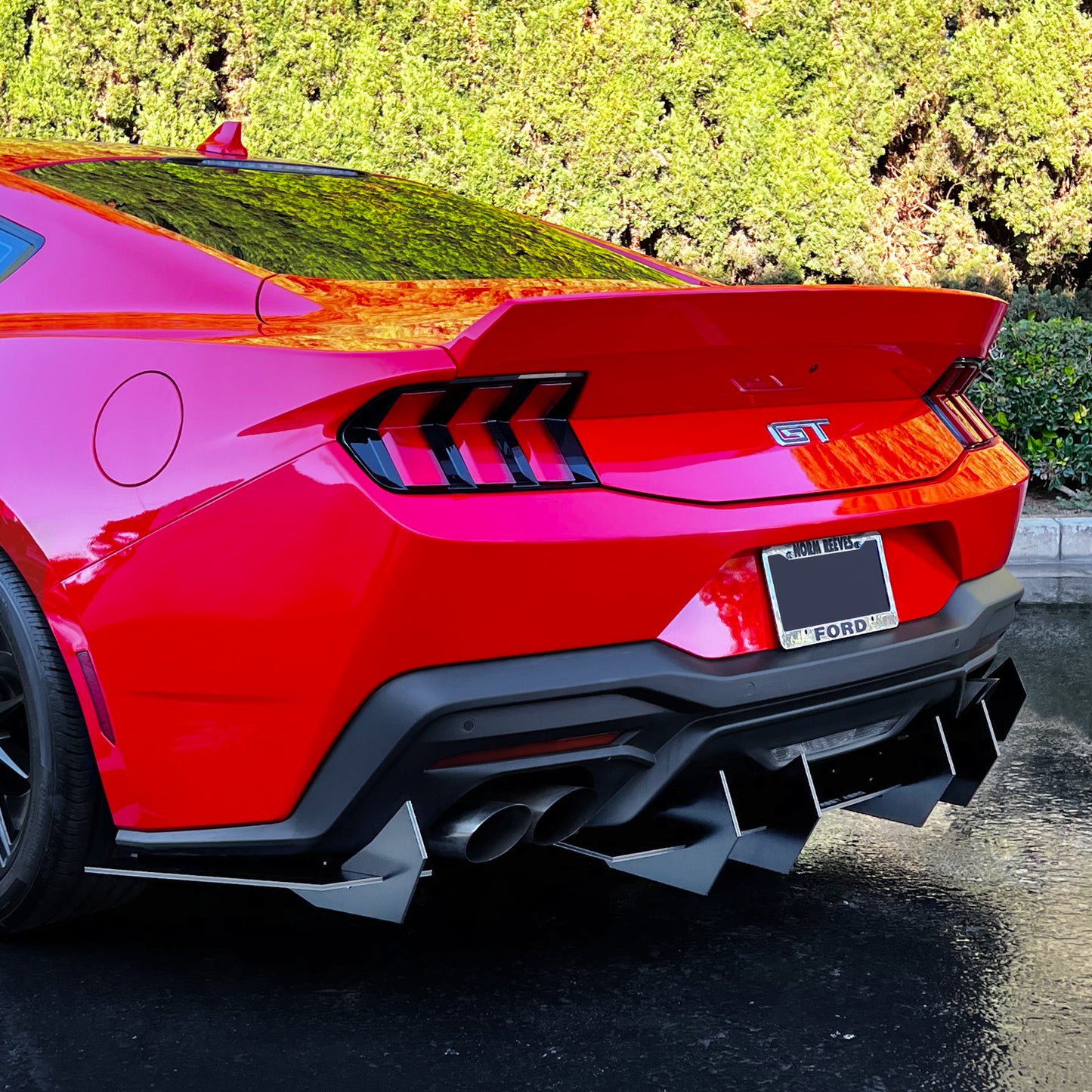 2024 Ford Mustang Dark Horse (Quad Exhaust) - Classic Edition Rear Diffuser