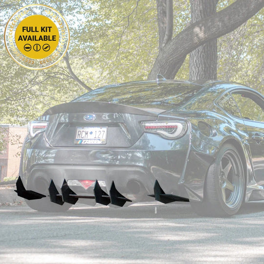 Frs/Brz/Gt86 - Classic Edition Rear Diffuser Aero Dynamics