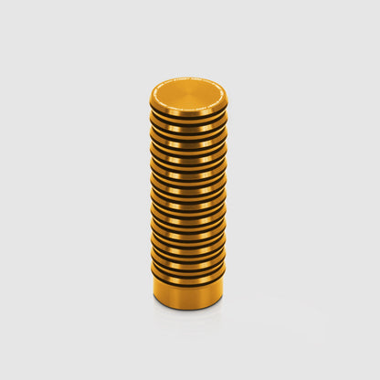 Groovy Billet Shift Knob Gold Vehicle Knobs