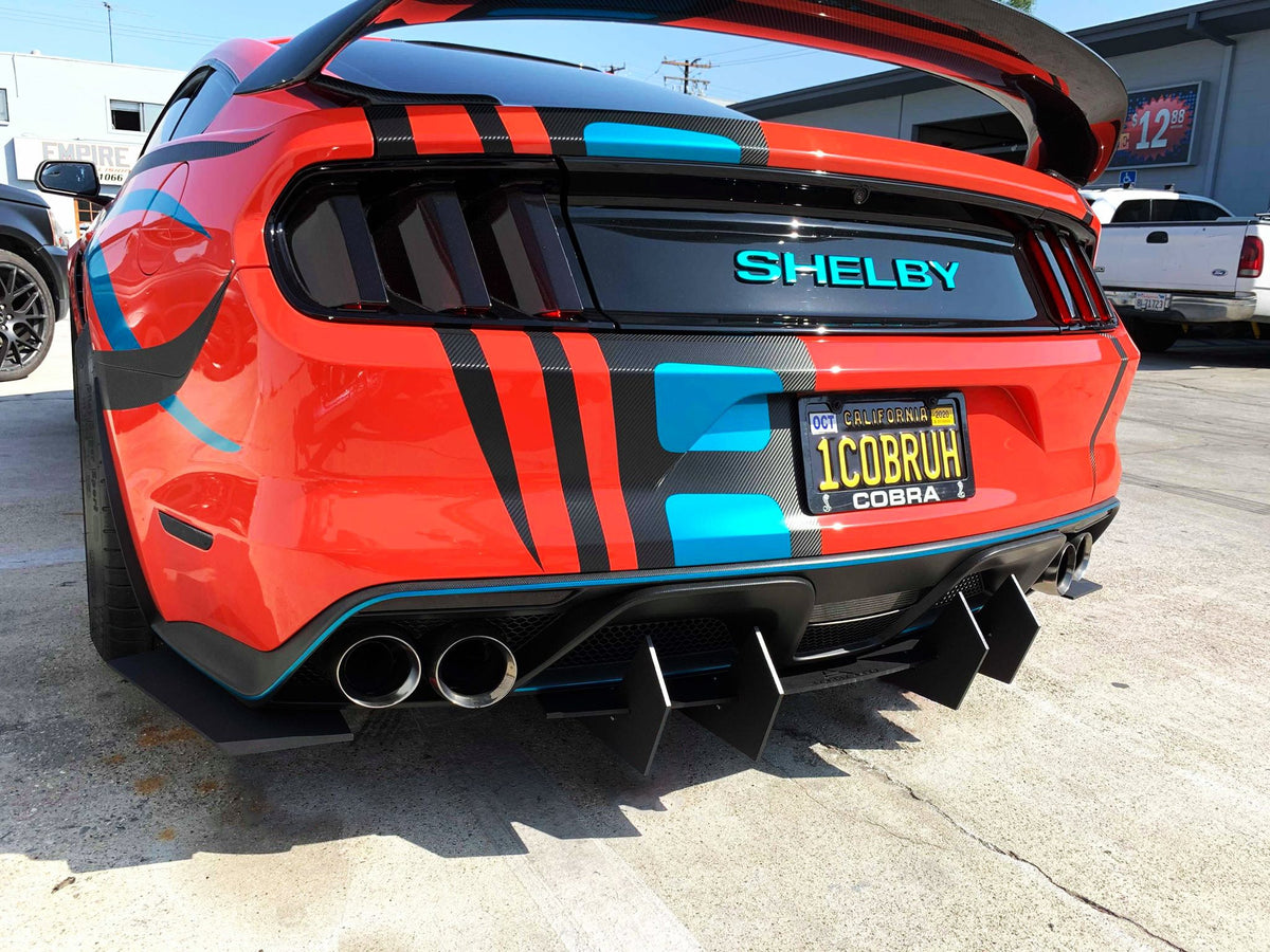 2015-2020 Ford Mustang Shelby Gt350 - Classic Edition Rear Diffuser Aero Dynamics