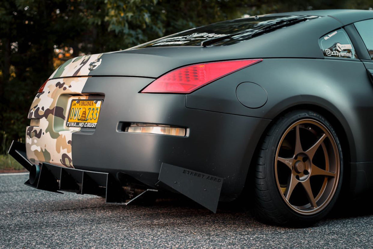 Nissan 350Z - Classic Edition Rear Diffuser Aerodynamics