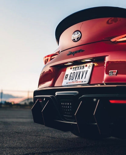2019+ Toyota Supra Mk5 - Classic Edition Rear Diffuser Aero Dynamics