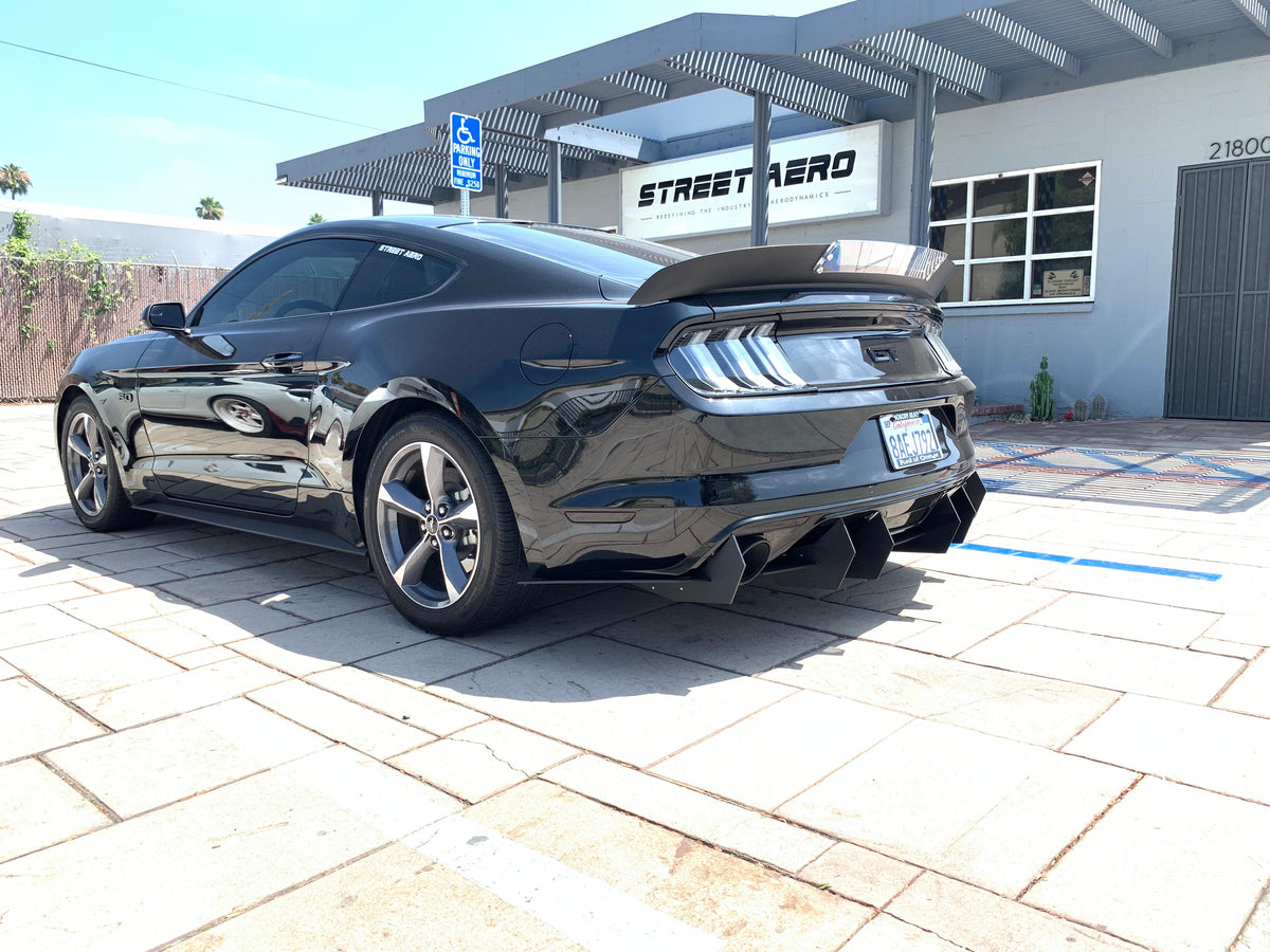 2015-2017 Ford Mustang - Classic Edition Rear Diffuser Aerodynamics