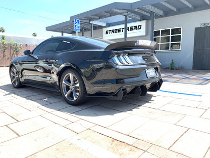 2015-2017 Ford Mustang - Classic Edition Rear Diffuser Aerodynamics