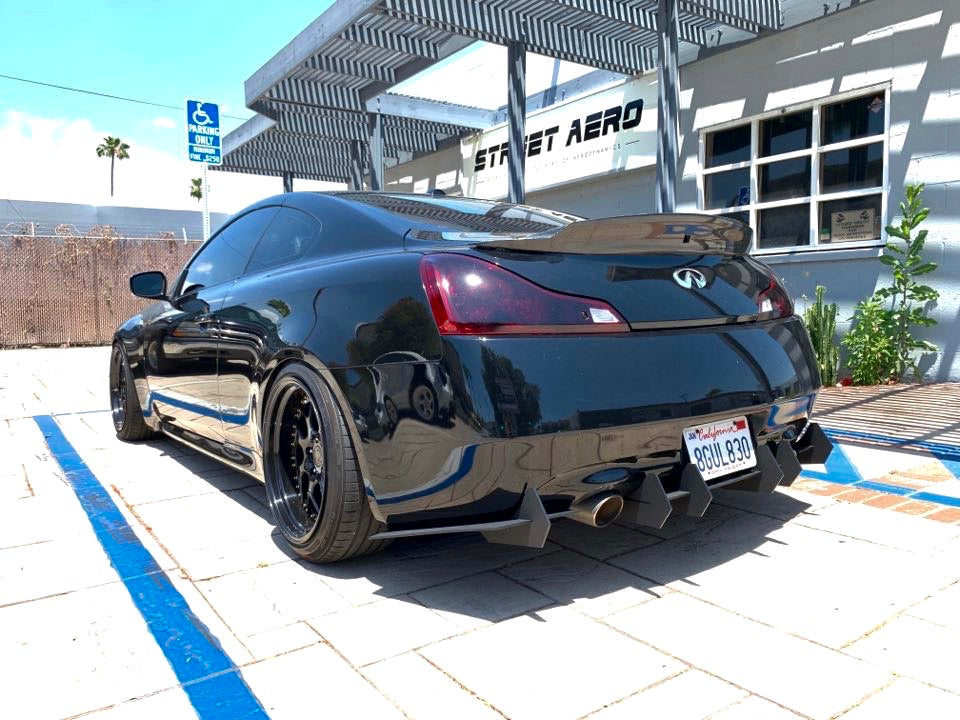 Infiniti G37 Coupe - V2 Classic Edition Rear Diffuser Aerodynamics