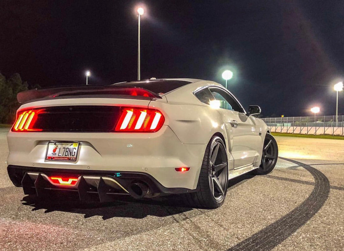 2015-2017 Ford Mustang - Classic Edition Rear Diffuser Aerodynamics