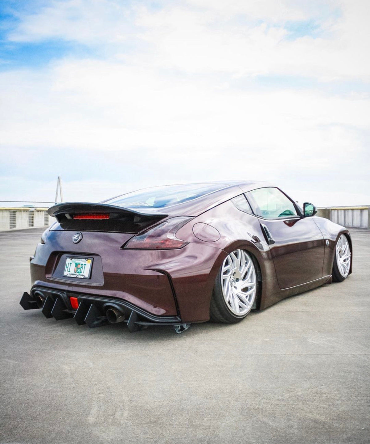 2015-2020 Nissan 370Z Nismo - V2 Classic Edition Rear Diffuser Aero Dynamics