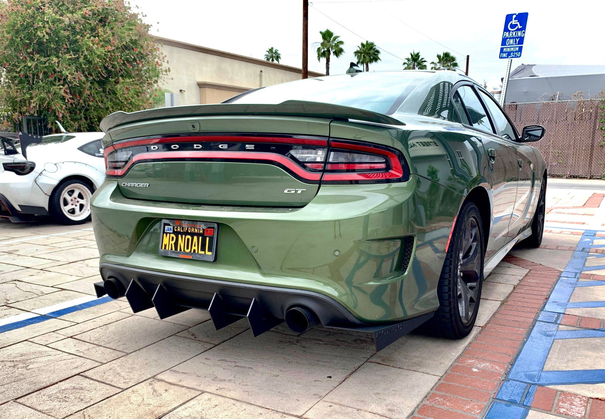 2015+ Dodge Charger Gt/Srt/Scat Pack - Classic Edition Rear Diffuser Aero Dynamics
