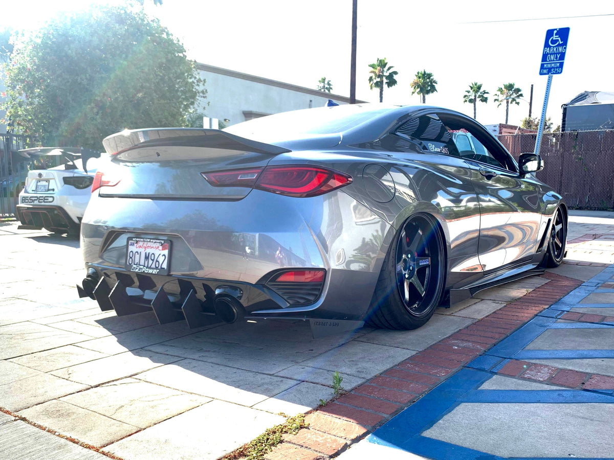 2017-2022 Infiniti Q60S - Classic Edition Rear Diffuser Aero Dynamics