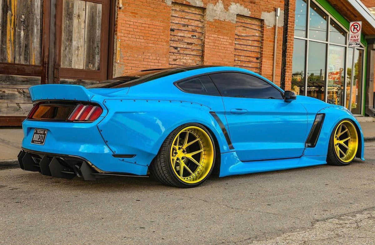 2015-2017 Ford Mustang - Classic Edition Rear Diffuser Aerodynamics