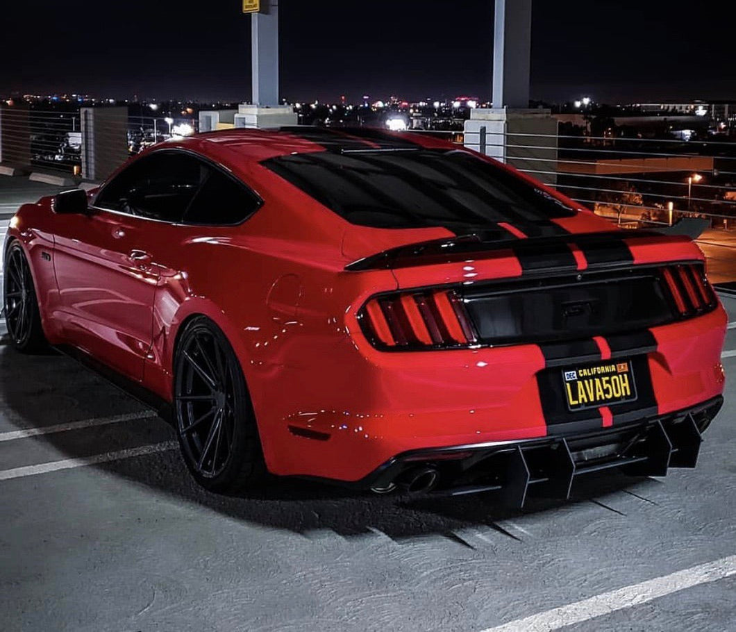 2015-2017 Ford Mustang - Classic Edition Rear Diffuser Aerodynamics