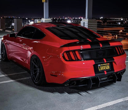 2015-2017 Ford Mustang - Classic Edition Rear Diffuser Aerodynamics