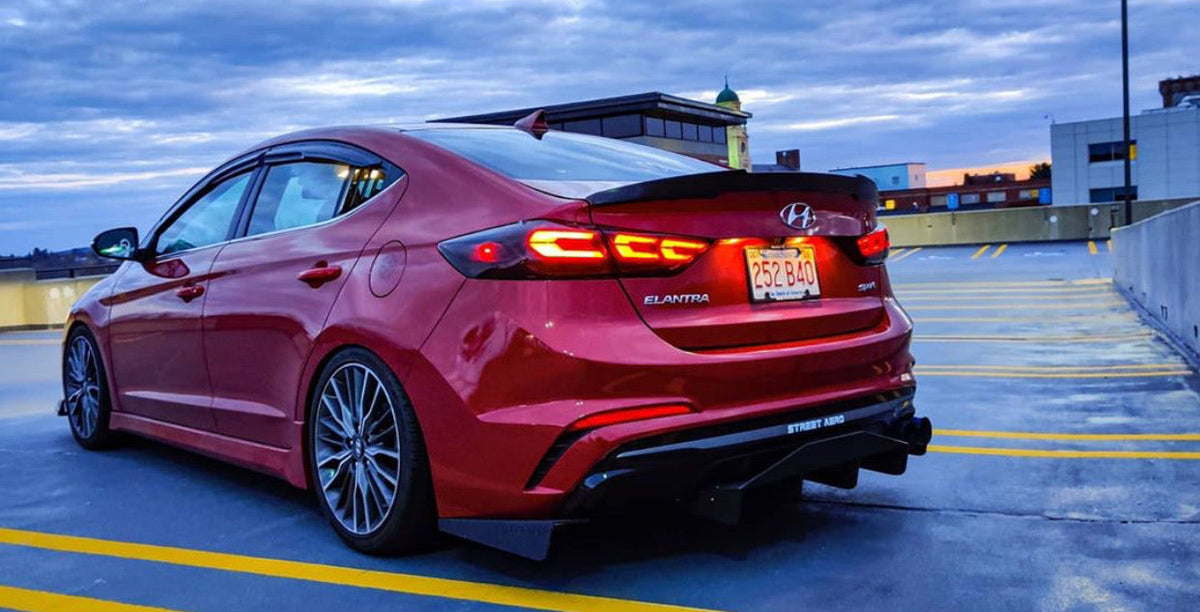 2017-2020 Hyundai Elantra Sport - Classic Edition Rear Diffuser Aero Dynamics