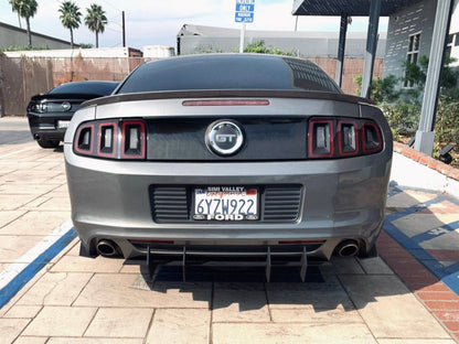 2013-2014 Ford Mustang - V2 Classic Edition Rear Diffuser Aero Dynamics