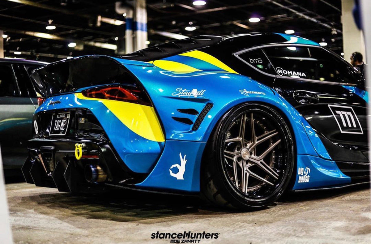 2019+ Toyota Supra Mk5 - Classic Edition Rear Diffuser Aero Dynamics