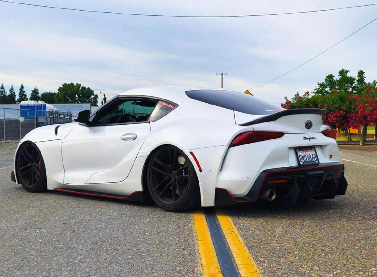 2019+ Toyota Supra Mk5 - Classic Edition Rear Diffuser Aero Dynamics