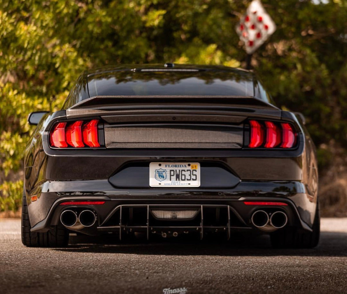 2018-2023 Ford Mustang Gt - Classic Edition Rear Diffuser Aerodynamics