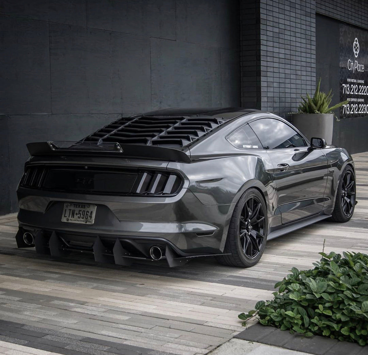 2015-2017 Ford Mustang - Classic Edition Rear Diffuser Aerodynamics