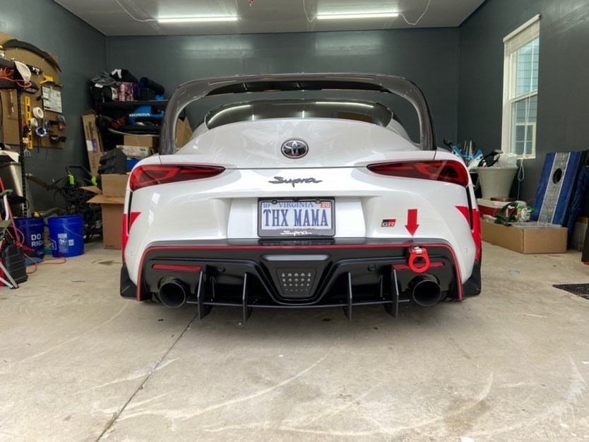 2019+ Toyota Supra Mk5 - Classic Edition Rear Diffuser Aero Dynamics