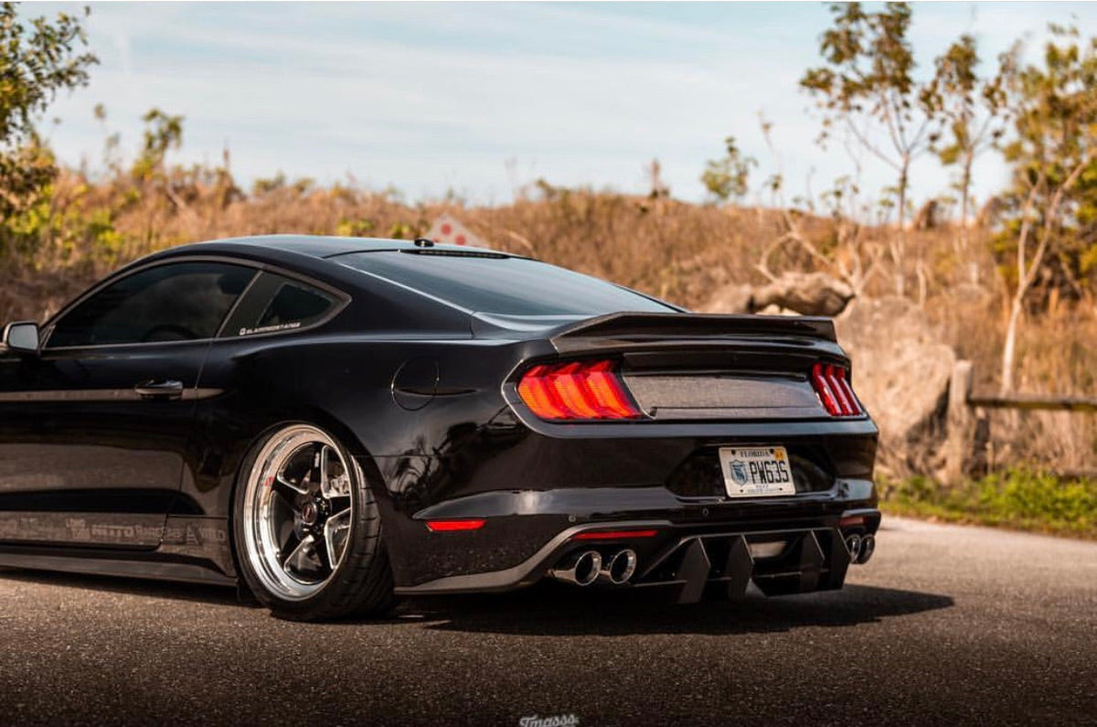 2018-2023 Ford Mustang Gt - Classic Edition Rear Diffuser Aerodynamics