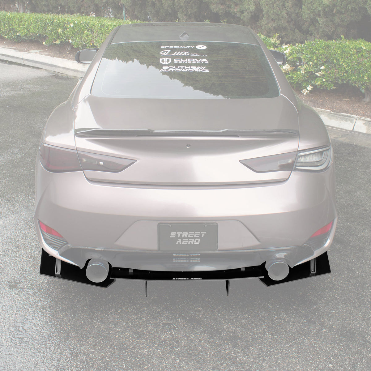2017-2022 Infiniti Q60 - Rear Diffuser Aerodynamics