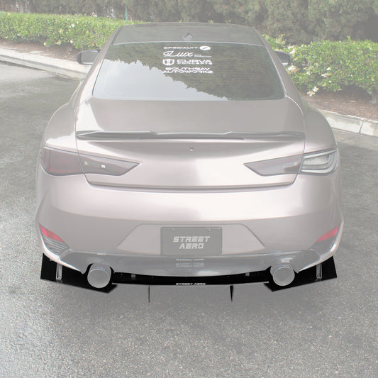 2017-2022 Infiniti Q60 - Rear Diffuser Aerodynamics