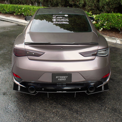 2017-2022 Infiniti Q60 - Rear Diffuser Aerodynamics
