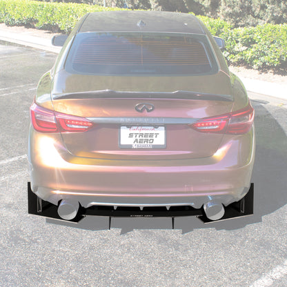2018-2022 Infiniti Q50 - Rear Diffuser Aerodynamics