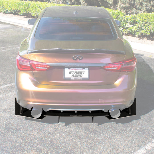 2018-2022 Infiniti Q50 - Rear Diffuser Aerodynamics