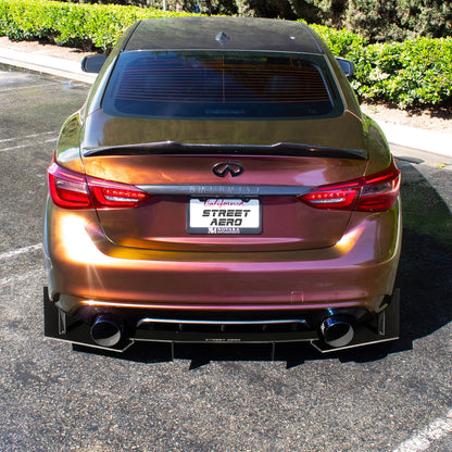 2018-2022 Infiniti Q50 - Rear Diffuser Aerodynamics
