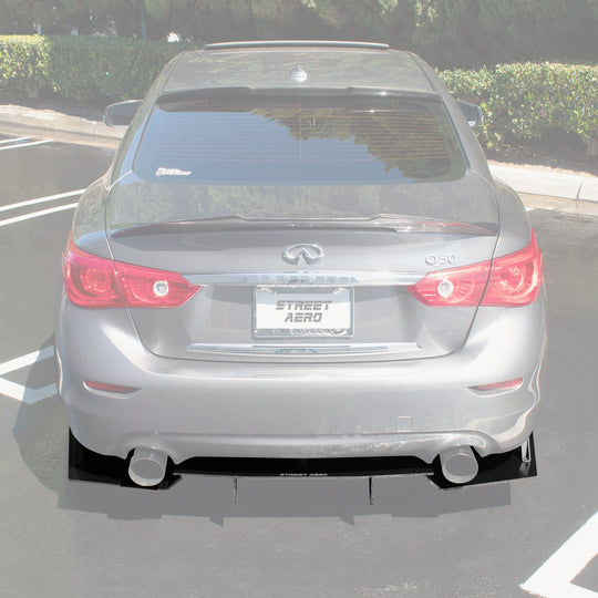 2014-2017 Infiniti Q50 - Rear Diffuser Aerodynamics