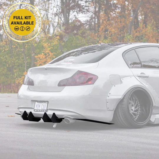 Infiniti G37 (Sedan) - Classic Edition Rear Diffuser Aero Dynamics