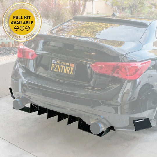 Infiniti Q50 - Og Edition Rear Diffuser Aero Dynamics
