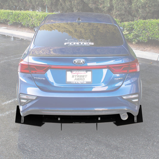 2020-2022 Kia Forte Gt-Line - Rear Diffuser Aerodynamics