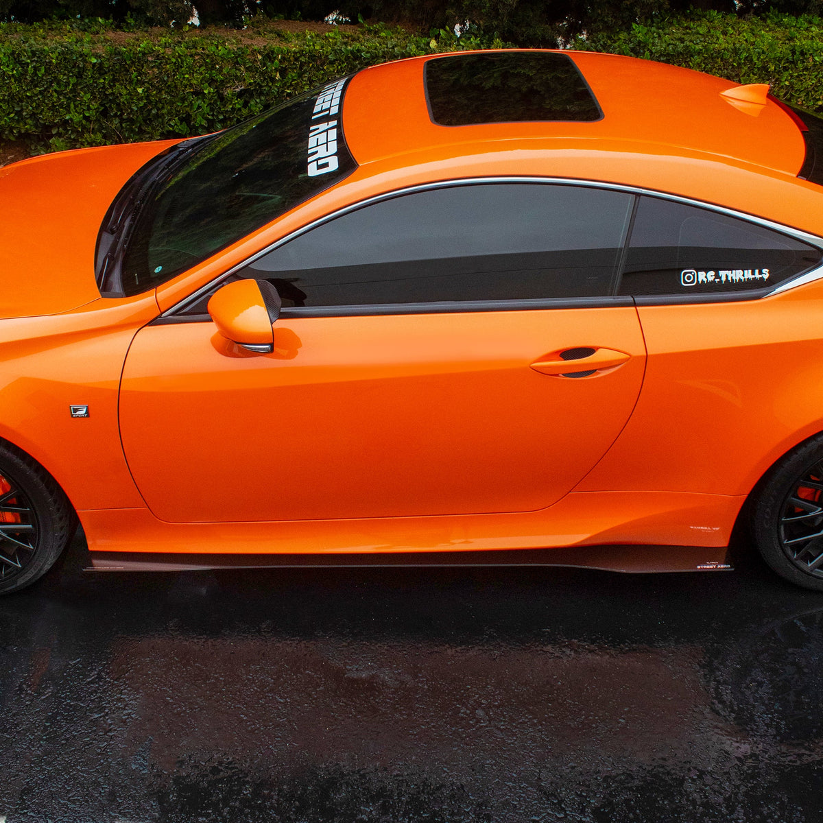 2014-2018 Lexus RC 350 - Side Skirt Splitter Set
