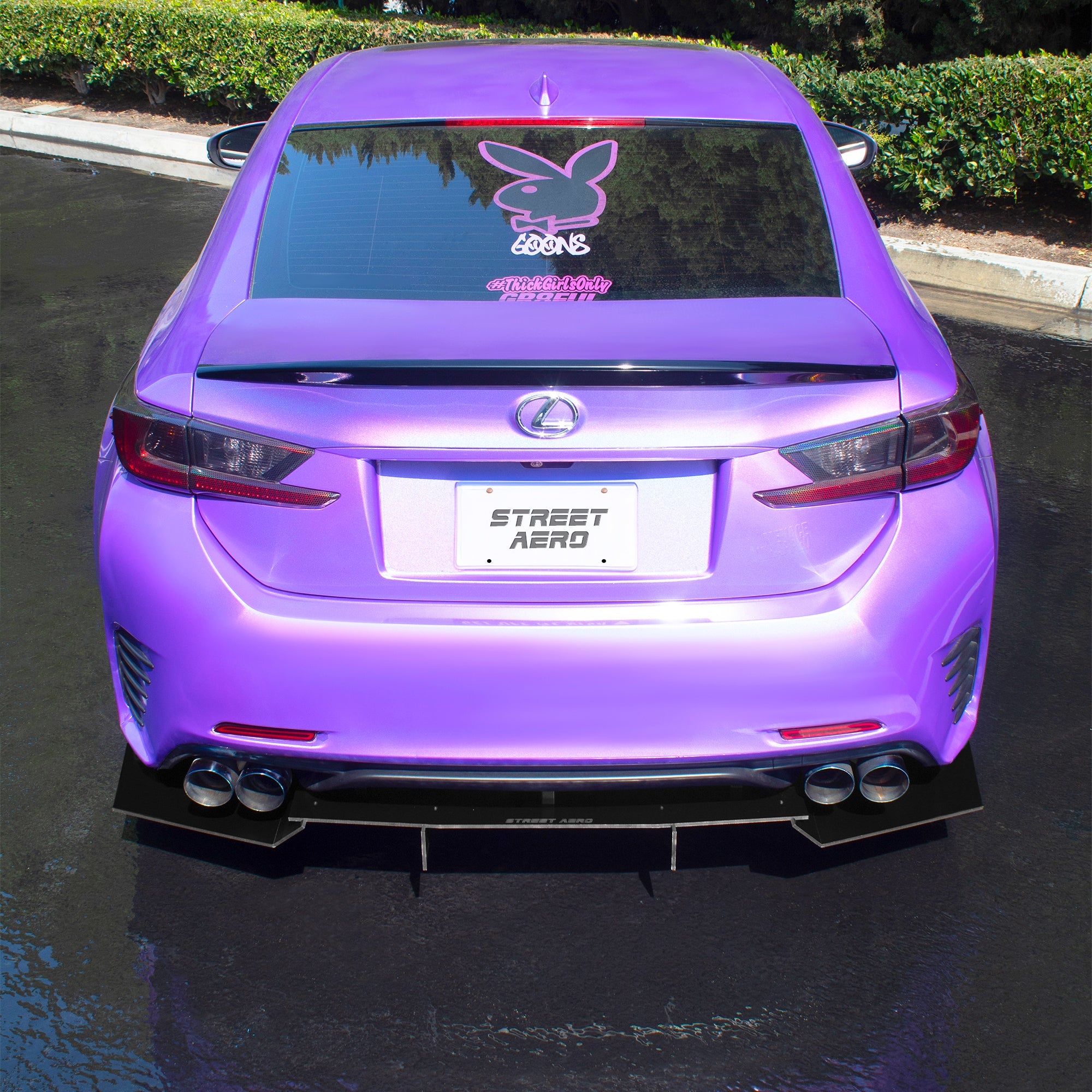 2014-2018 Lexus RC 350 Rear Diffuser – Street Aero