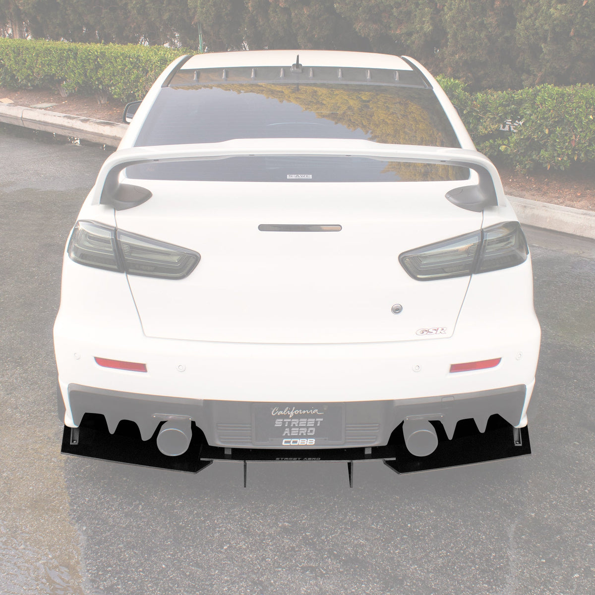 2008-2017 Mitsubishi Lancer Evo Gsr - Rear Diffuser Aerodynamics