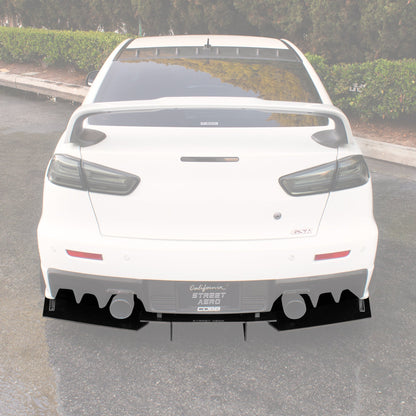 2008-2017 Mitsubishi Lancer Evo Gsr - Rear Diffuser Aerodynamics