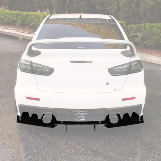 2008-2017 Mitsubishi Lancer Evo Gsr - Rear Diffuser Aerodynamics
