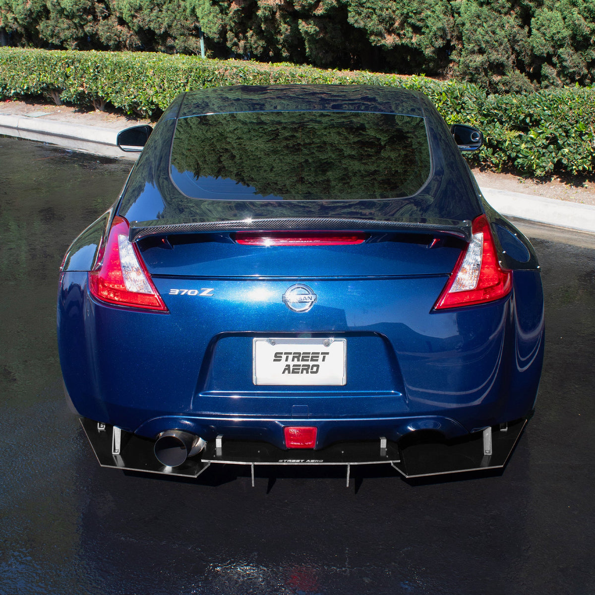 2009-2020 Nissan 370Z (Single Exhaust) - Rear Diffuser Aerodynamics