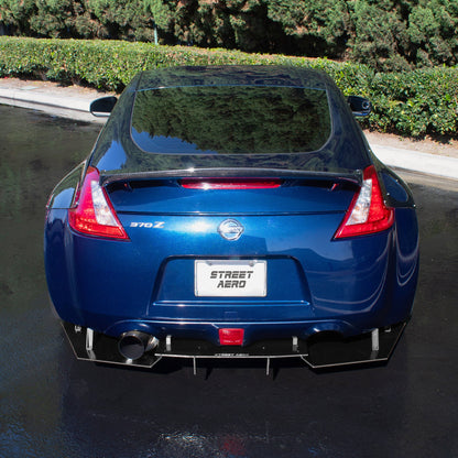 2009-2020 Nissan 370Z (Single Exhaust) - Rear Diffuser Aerodynamics