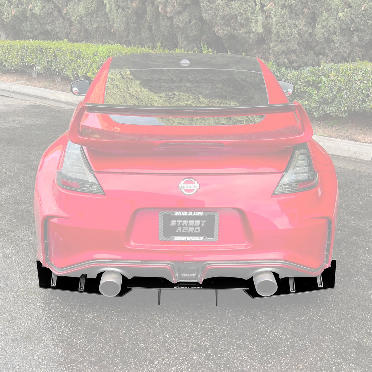 2015-2020 Nissan 370Z Nismo - Rear Diffuser Aerodynamics