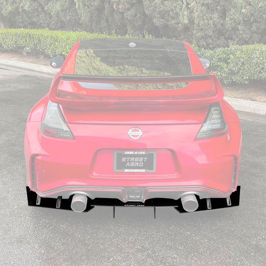 2015-2020 Nissan 370Z Nismo - Rear Diffuser Aerodynamics