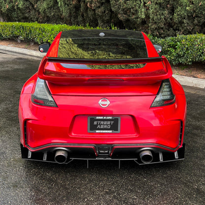 2015-2020 Nissan 370Z Nismo - Rear Diffuser Aerodynamics