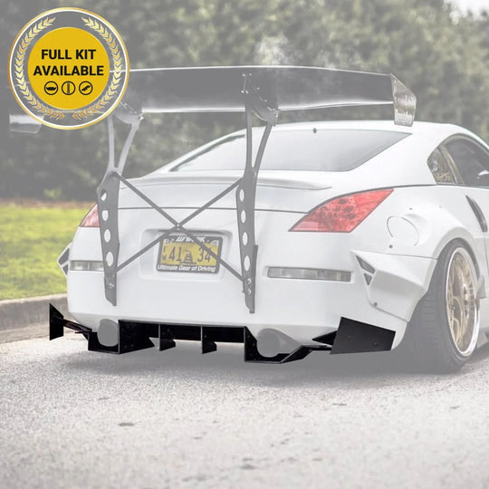 Nissan 350Z - Og Edition Rear Diffuser Aerodynamics