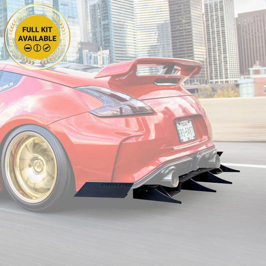 Nissan 370Z - Guape Og Edition Rear Diffuser Aerodynamics