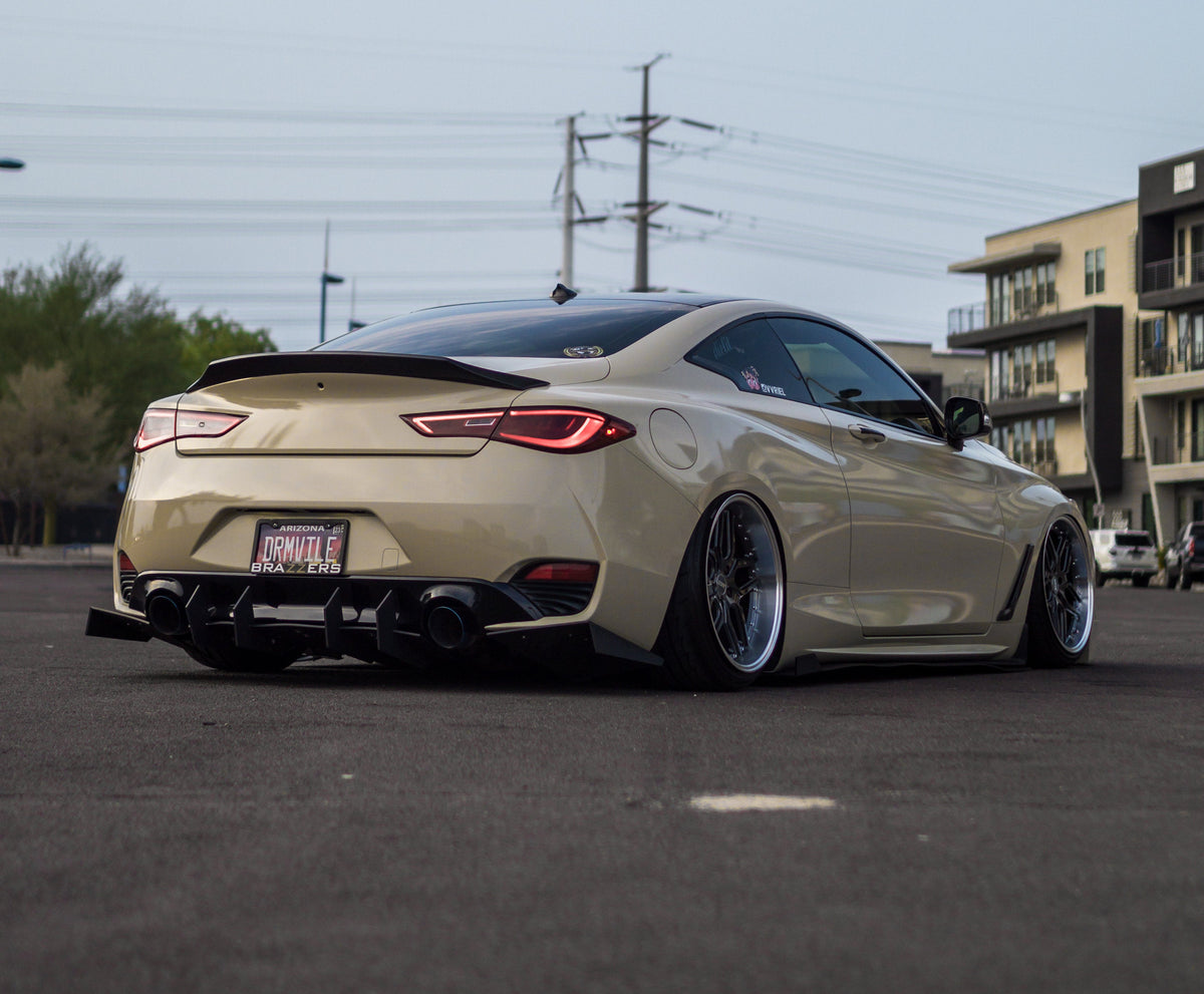 2017-2022 Infiniti Q60S - Classic Edition Rear Diffuser Aero Dynamics